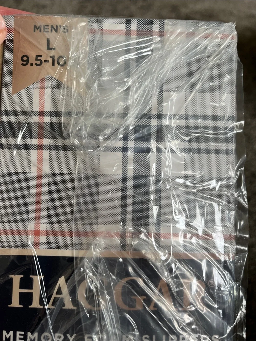 Haggar slippers new